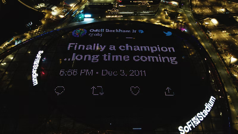 Twitter to Display Select Fans' Tweets on LED Roof of SoFi Stadium During  Super Bowl 56